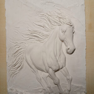 Барельеф-картина «Огненный Конь».  Передаёт Энергию Жизни, Силу, Мощь и Свободу.
